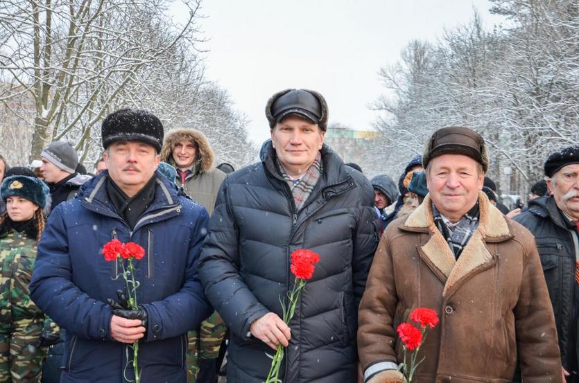 Студенты и сотрудники ГГТУ имени П.О.Сухого приняли участие в торжественных митингах, посвященных Дню защитников Отечества