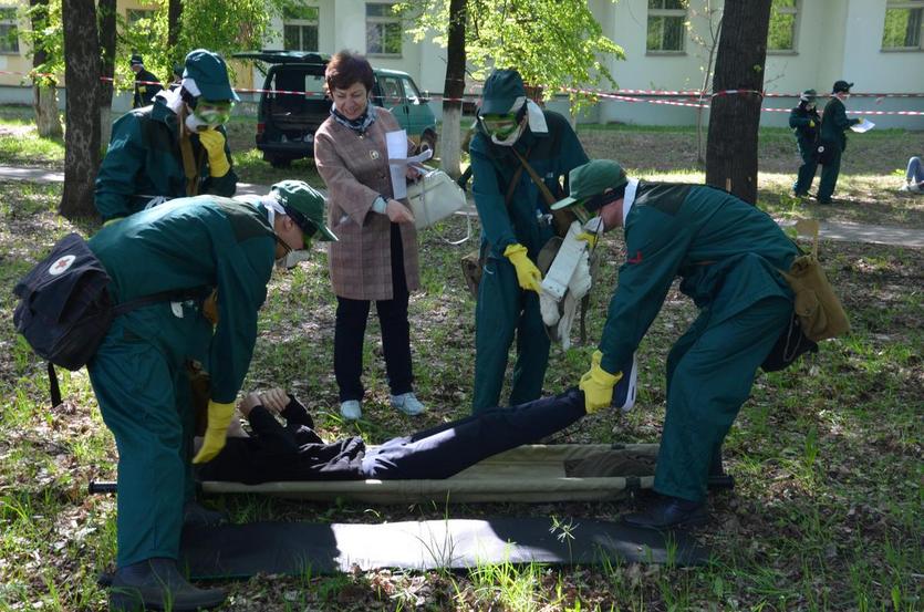 В ГГТУ имени П.О.Сухого состоялись ежегодные соревнования среди звеньев санитарной дружины 