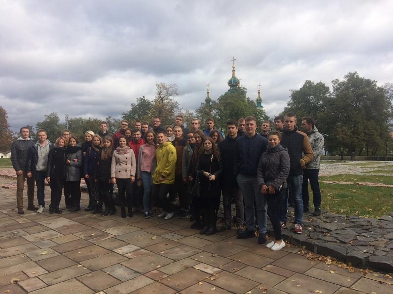 Студенты ГГТУ имени П.О.Сухого на экскурсии в Киеве