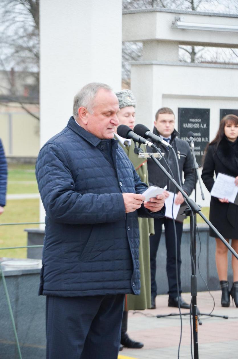 Студенты и сотрудники ГГТУ имени П.О.Сухого приняли участие в торжественном митинге, посвящённом 74-й годовщине освобождения Гомеля от немецко-фашистских захватчиков