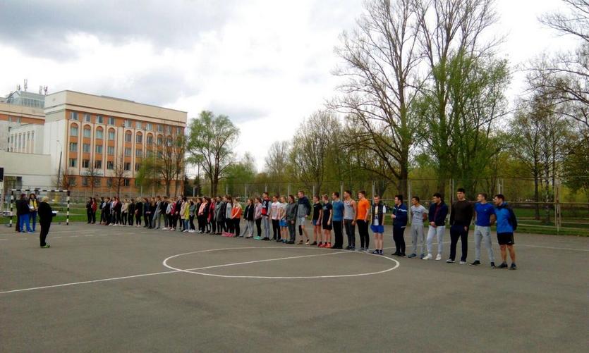 В ГГТУ имени П.О.Сухого прошли соревнования по бегу на короткие дистанции