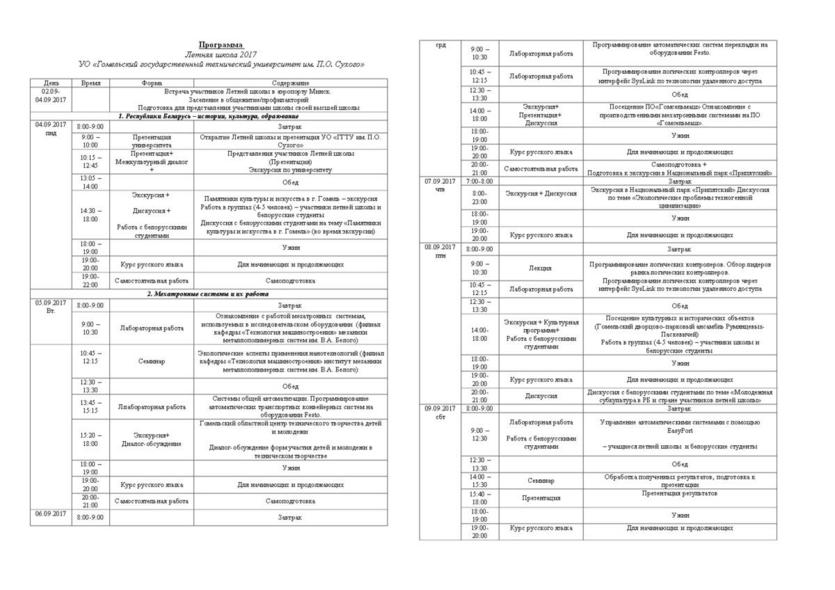 Летняя школа "Программирование мобильной робототехники"