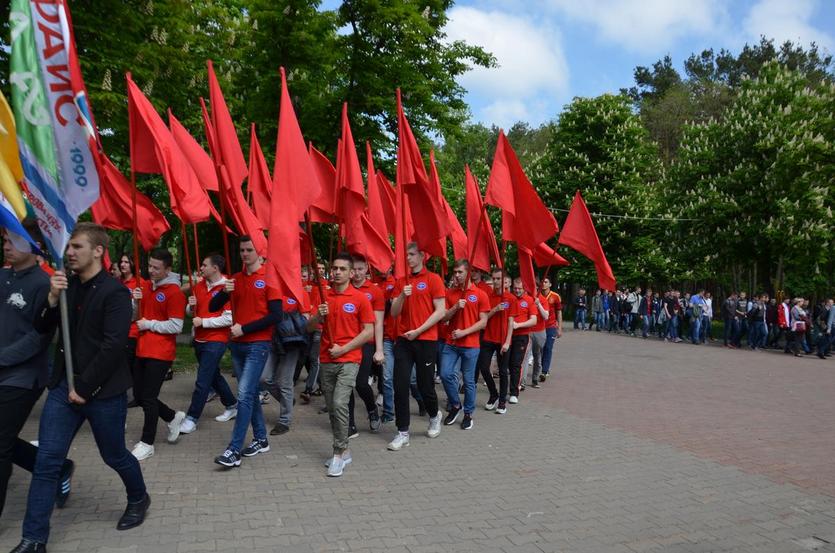 В ГГТУ имени П.О.Сухого прошло торжественный митинг, посвященный Дню Поюеды