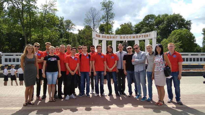 Студенты и сотрудники ГГТУ имени  П.О.Сухого приняли участие в молодежном марафоне, посвященном 75-й годовщине освобождения Беларуси