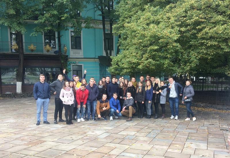 Студенты ГГТУ имени П.О.Сухого на экскурсии в Киеве