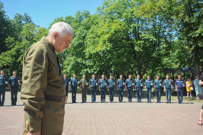 ГГТУ им.П.О.Сухого прянял участие в митинге-реквиеме «Пусть помнят потомки».