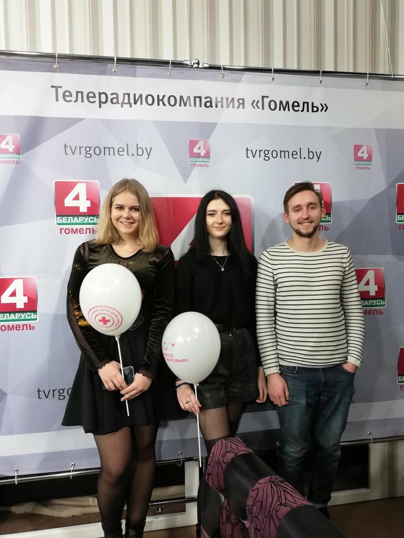 Студенты и сотрудники ГГТУ имени П.О.Сухого приняли участие в съемках телеканала Беларусь 4
