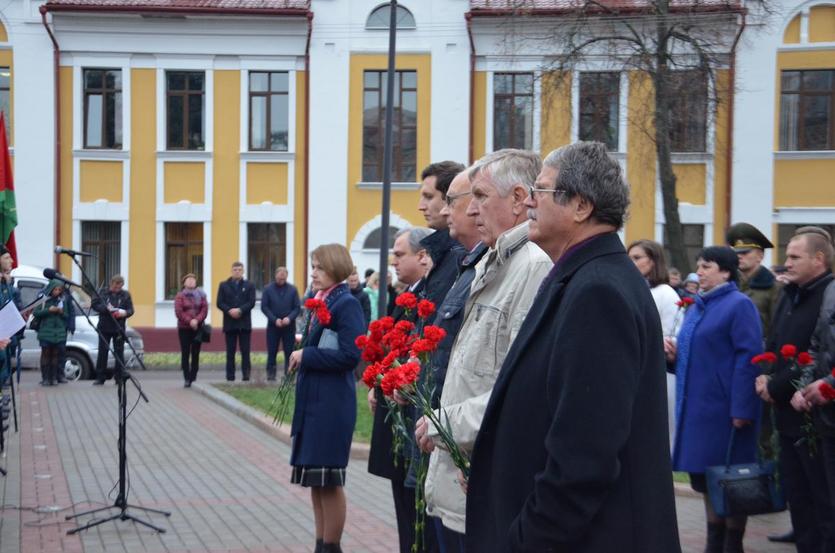 Студенты и сотрудники ГГТУ имени П.О.Сухого приняли участие в митинге к 100-летию комсомола