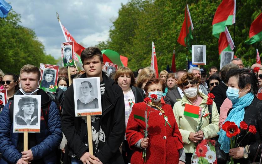 Прошли районные и городские митинги, посвященные Дню Великой Победы над фашизмом.