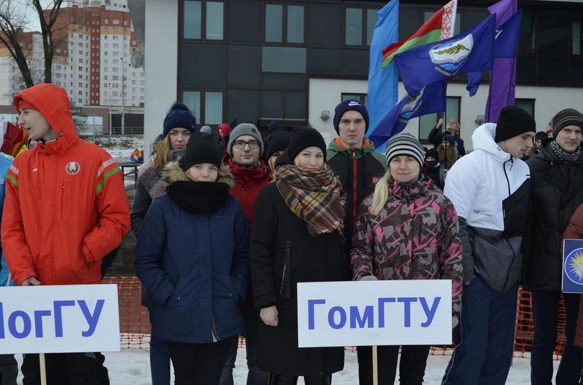 Студенты и сотрудники ГГТУ имени П.О.Сухого приняли участие во «Всебелорусской студенческой лыжне–2019»