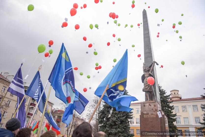 Студенты ГГТУ имени П.О.Сухого приняли участие в торжественном митинге к Международному Дню студентов 