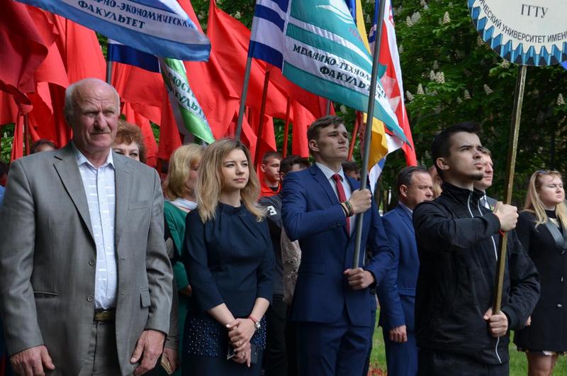 В ГГТУ имени П.О.Сухого прошло торжественный митинг, посвященный Дню Поюеды