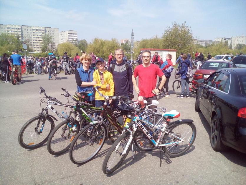 Преподаватели ГГТУ имени П.О.Сухого приняли участие в ежегодном Весеннем велопробеге