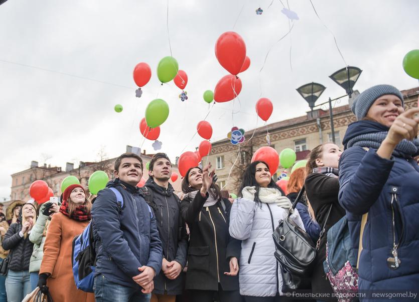 Студенты ГГТУ имени П.О.Сухого приняли участие в торжественном митинге к Международному Дню студентов 