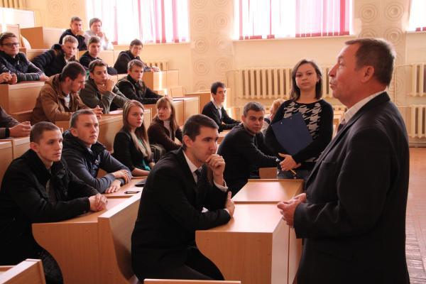 В ГГТУ им. П.О.Сухого состоялась встреча студентов с представителями ОО «БРСМ»