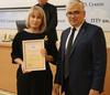 Заведующей отделом обслуживания  библиотеки Вергун Светлане Сергеевне была вручена Почетная грамота университета